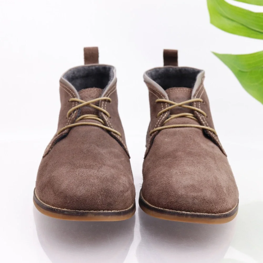 Cole Haan Mens Curtis Chukka Boots Size 12 Brown Suede Waterproof Lace Up Casual